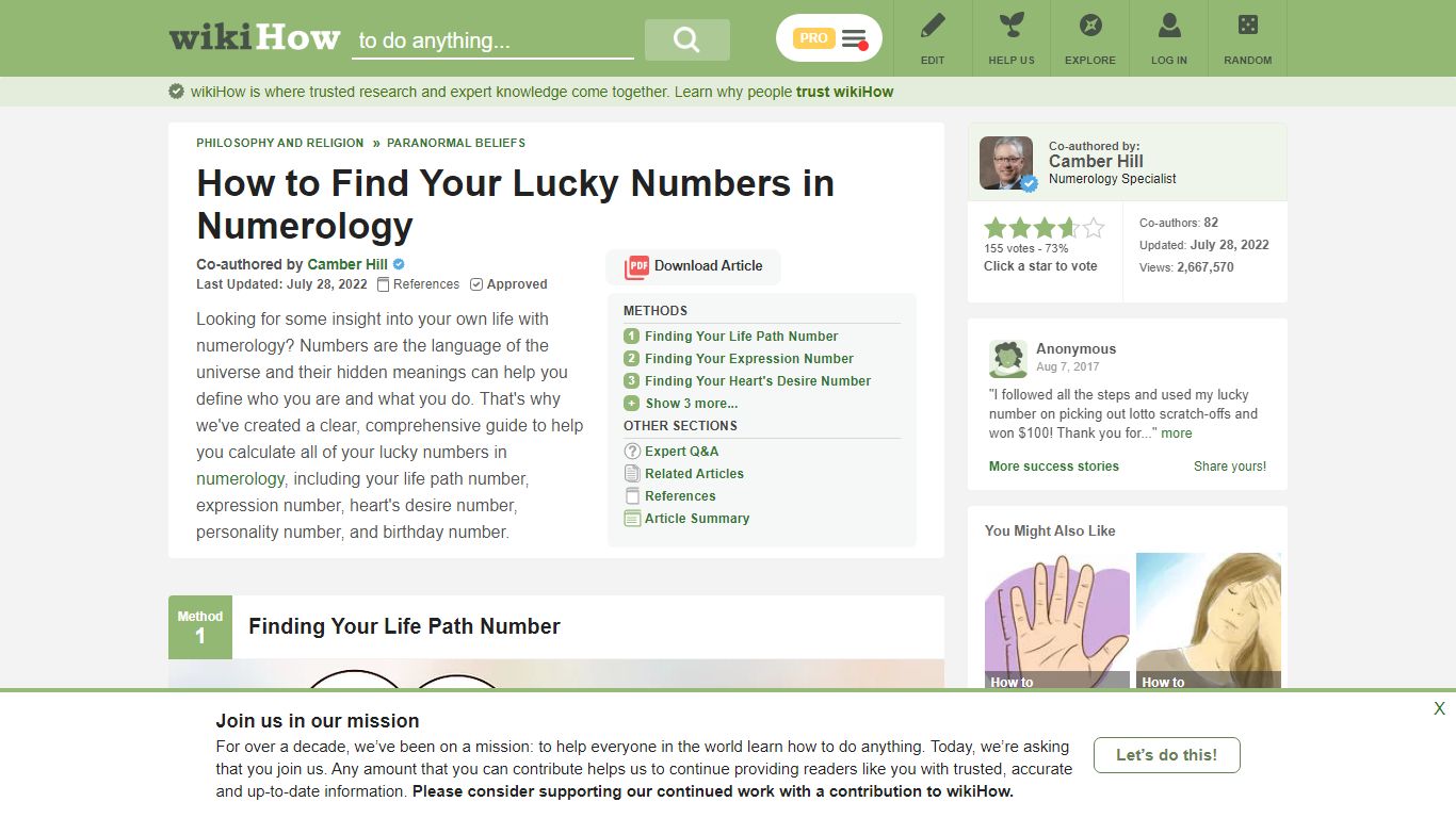 6 Ways to Find Your Lucky Numbers in Numerology - wikiHow